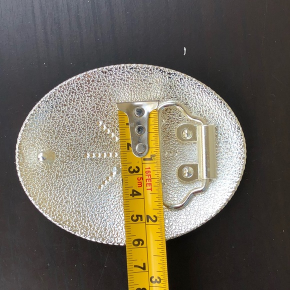 Letter K belt buckle silver gold cowboy men women - Picture 4 of 5